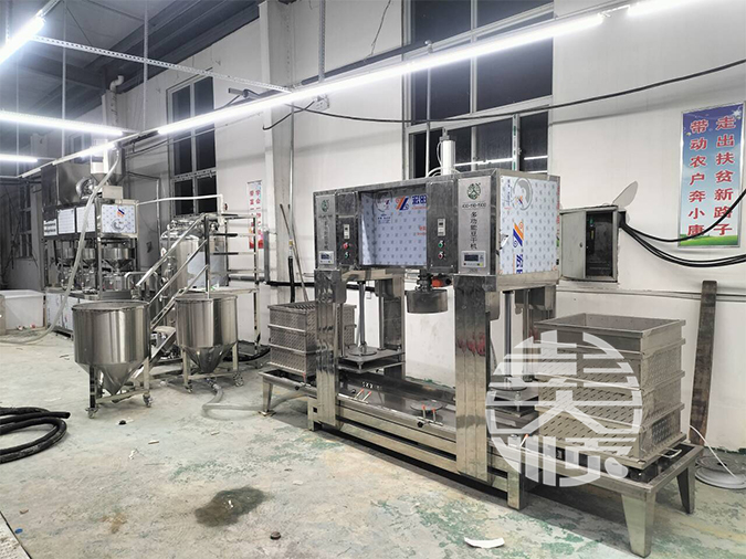 河南王老板的豆制品生產線安裝調試完成