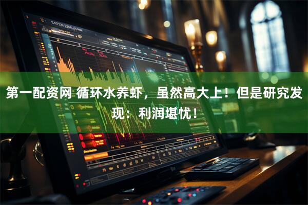 第一配资网 循环水养虾，虽然高大上！但是研究发现：利润堪忧！