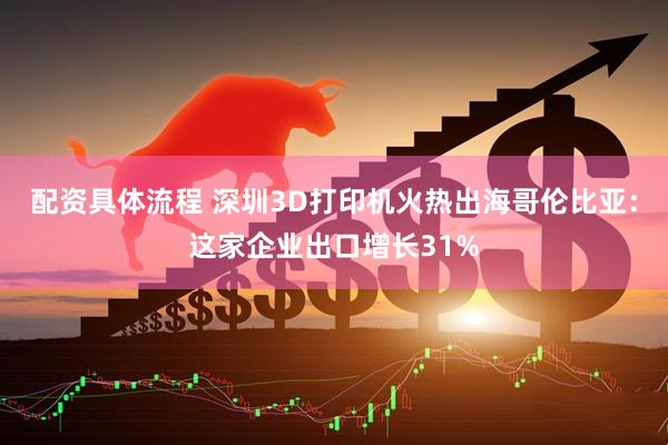 配资具体流程 深圳3D打印机火热出海哥伦比亚：这家企业出口增长31%